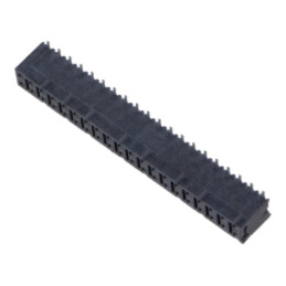 Conector: şiruri pini; mamă; PIN: 40; 2,54mm; aurit; SMT; soclu; rolă
