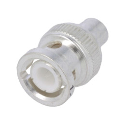 Conector: BNC; terminator; 50Ω; PTFE; argintat