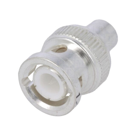 Conector: BNC; terminator; 50Ω; PTFE; argintat