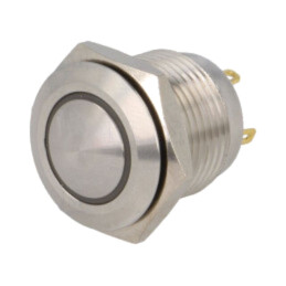 Comutator: anti-vandalism; Poz: 2; SPST-NO; 2A/36VDC; IP65; galben