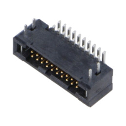 Conector: PCB-PCB; tată; PIN: 20; 1,27mm; TFM; aurit; SMT; soclu; 3,7A
