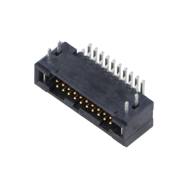Conector: PCB-PCB; tată; PIN: 20; 1,27mm; TFM; aurit; SMT; soclu; 3,7A Conector: PCB-PCB; tată; PIN: 20; 1,27mm; TFM; aurit; SMT; soclu; 3,7A