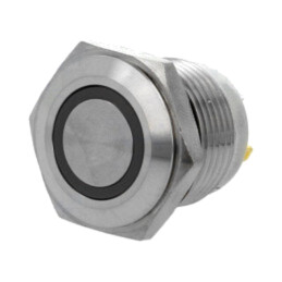 Comutator: anti-vandalism; Poz: 2; SPST-NO; 2A/36VDC; IP65; galben