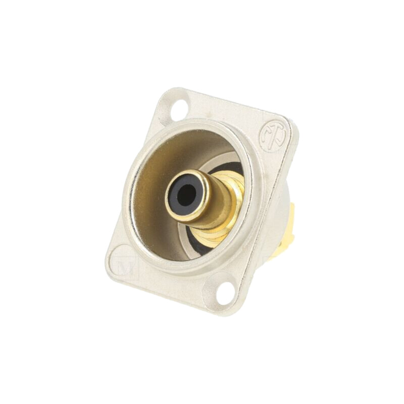 connector NYS367(RCA)BLACK IN NI D-HOUSING