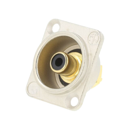 connector NYS367(RCA)BLACK IN NI D-HOUSING
