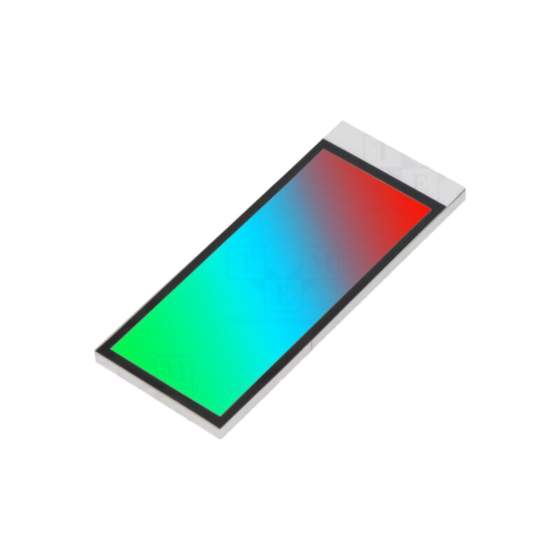 Iluminare de fundal; LED; Dim: 55,75x22,86x2,5mm; RGB; 46,8x19mm