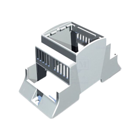 Carcasă: pentru şină DIN; Y: 110mm; X: 53,5mm; Z: 62mm; gri; Nr.mod: 3