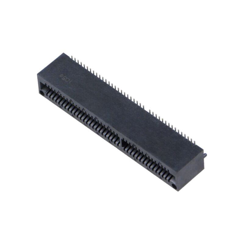 Conector: de margine; PIN: 80; 1mm; aurit; SMT; pentru PCB