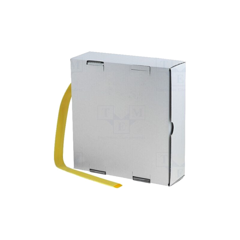Manşon termocontractabil; fără adeziv; 2: 1; 9,5mm; galbenă