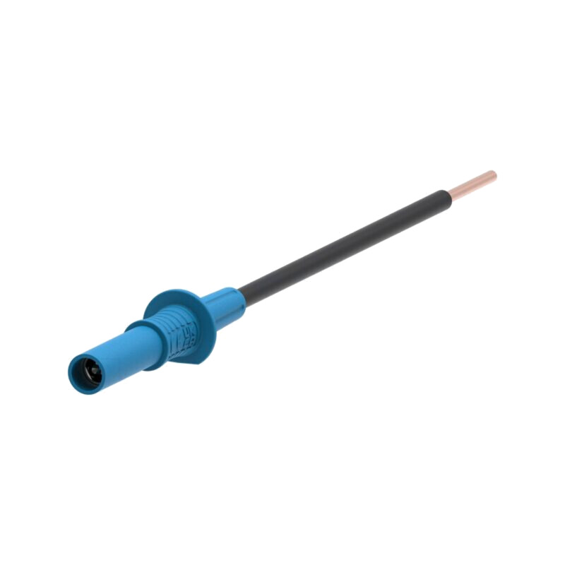 Terminal de măsurare; 36A; albastră; Dimensiune soclu: 4mm
