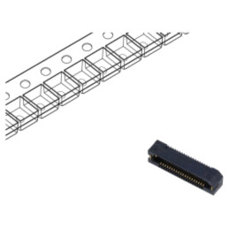 Conector: PCB-PCB; mamă; PIN: 40; 0,8mm; ERF8; aurit; SMT; soclu; 1,4A