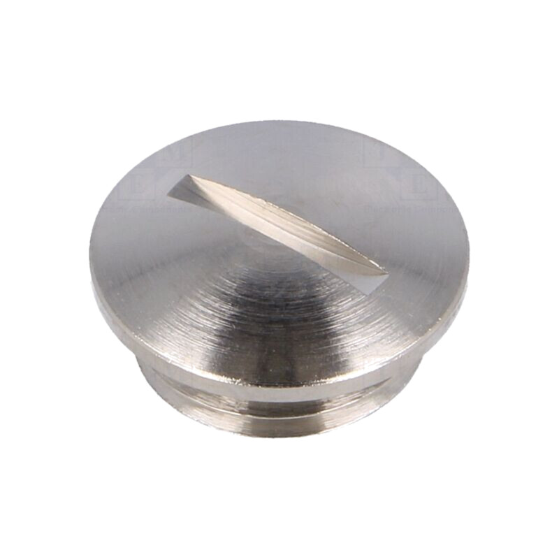 Capac de protecţie; M40; 1,5; IP54; alamă; Acoperire: nichel; 8,5mm