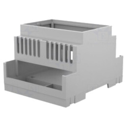 Carcasă: pentru şină DIN; Y: 90mm; X: 71,2mm; Z: 53mm; PPO; gri
