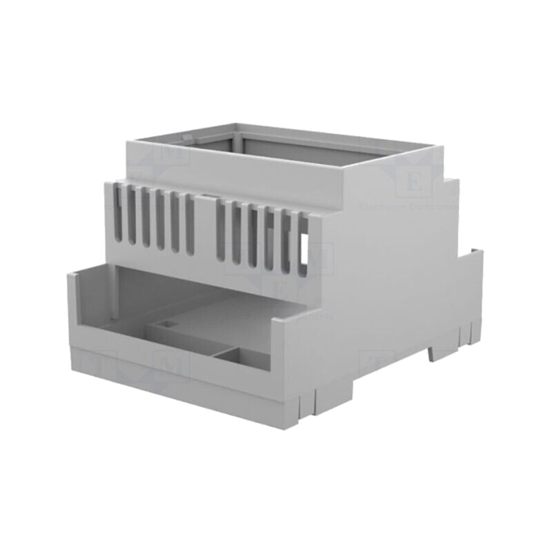 Carcasă: pentru şină DIN; Y: 90mm; X: 71,2mm; Z: 53mm; PPO; gri