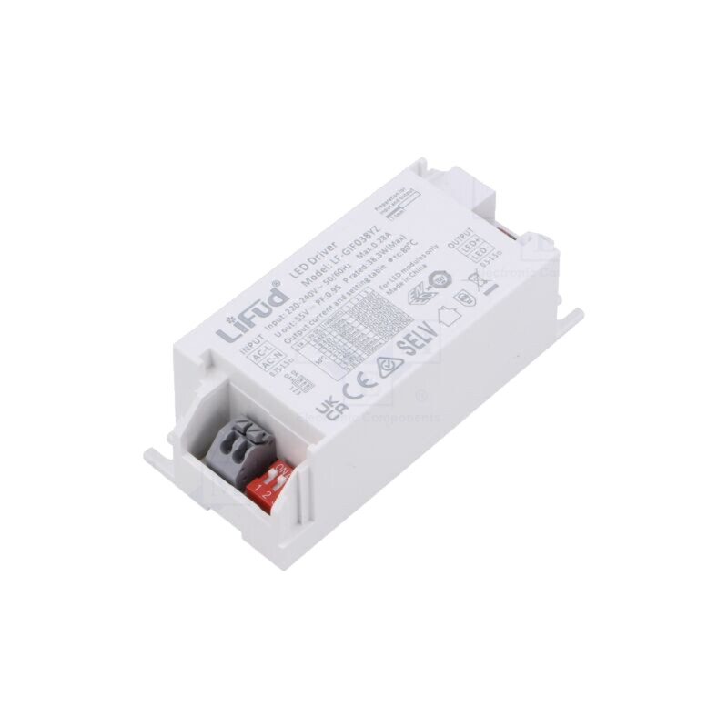 Alimentator: pulsatoriu; LED; 30W; 25÷42VDC; 750mA÷1,05A; IP20