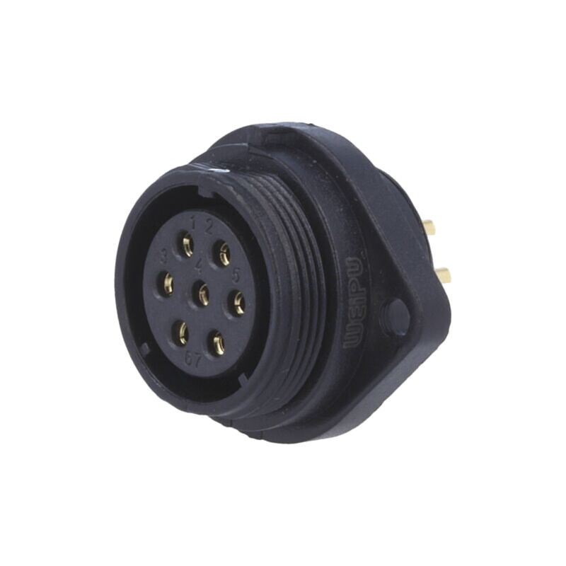 Soclu; SP21; mamă; PIN: 7; IP68; 15A; lipire; 500V; 1,5mm2; -25÷85°C
