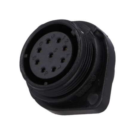 Soclu; SP21; mamă; PIN: 9; IP68; 5A; lipire; 500V; 0,75mm2; -25÷85°C