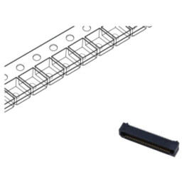 Conector: PCB-PCB; mamă; PIN: 60; 0,8mm; ERF8; aurit; SMT; soclu; 1,4A