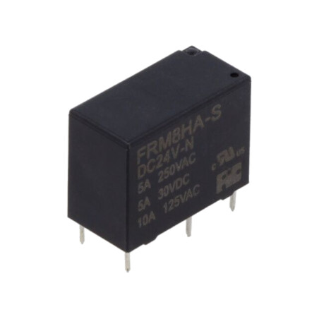 Releu: electromagnetic; SPST-NO; Ubobină: 24VDC; Icontacte max: 5A