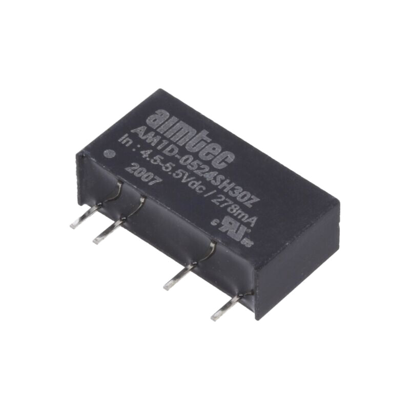 Convertor: DC/DC; 2W; Uintr: 4,5÷5,5VDC; Uieş: 24VDC; Iieş: 83mA
