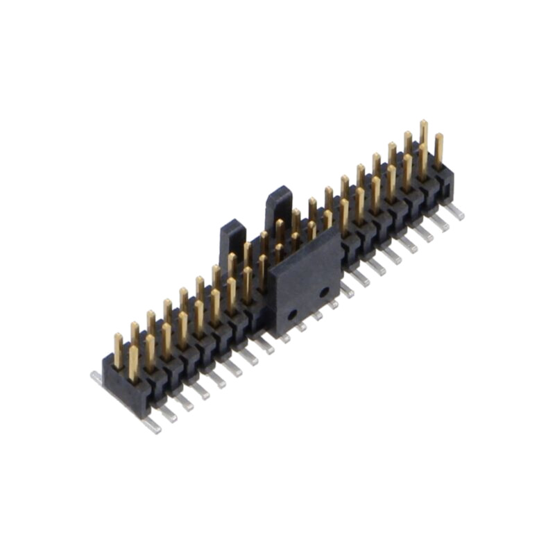 Conector: şiruri pini; tată; PIN: 40; 1,27mm; gold flash; SMT; soclu