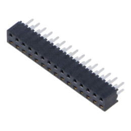 Conector: şiruri pini; mamă; PIN: 30; 2mm; aurit; THT; soclu; drept
