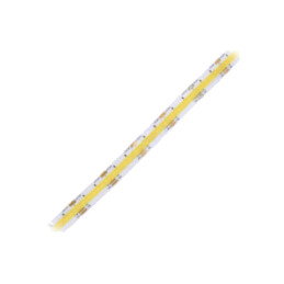 Bandă LED COB; alb cald/alb rece; LED/m: 640; 10mm; PCB albe; IP20