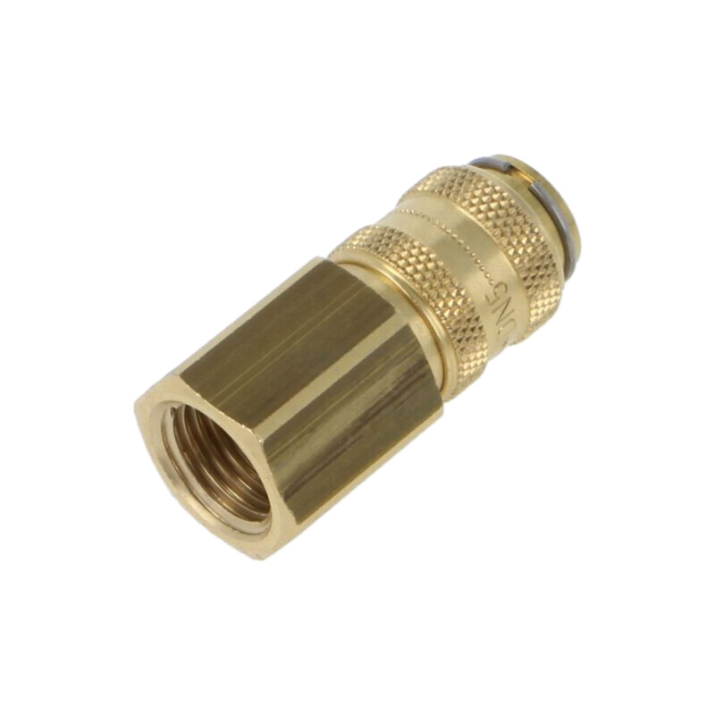 Conector rapid; simplu; max.35bar; alamă; Etanşare: cauciuc NBR