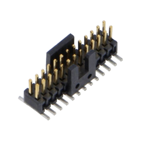 Conector: şiruri pini; tată; PIN: 26; 1,27mm; aurit; SMT; soclu