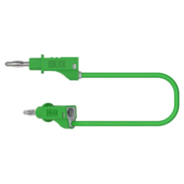 Cablu de măsurare; 60VDC; 30VAC; 20A; cu soclu axial, 4mm; verde