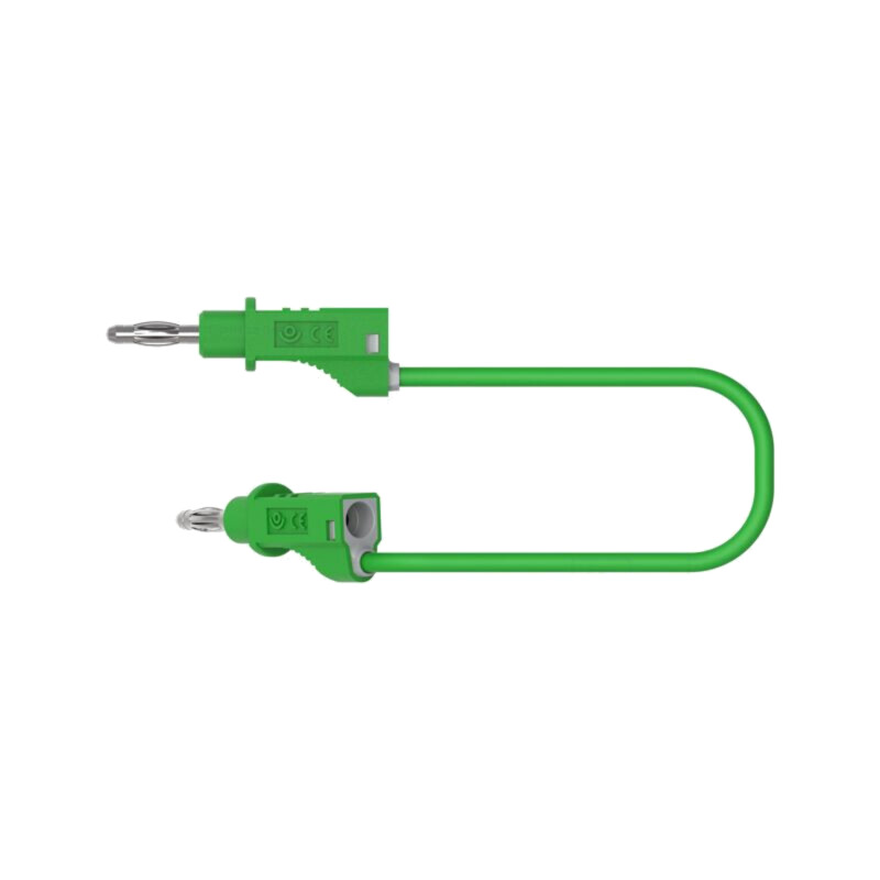 Cablu de măsurare; 60VDC; 30VAC; 20A; cu soclu axial, 4mm; verde Cablu de măsurare; 60VDC; 30VAC; 20A; cu soclu axial, 4mm; verde