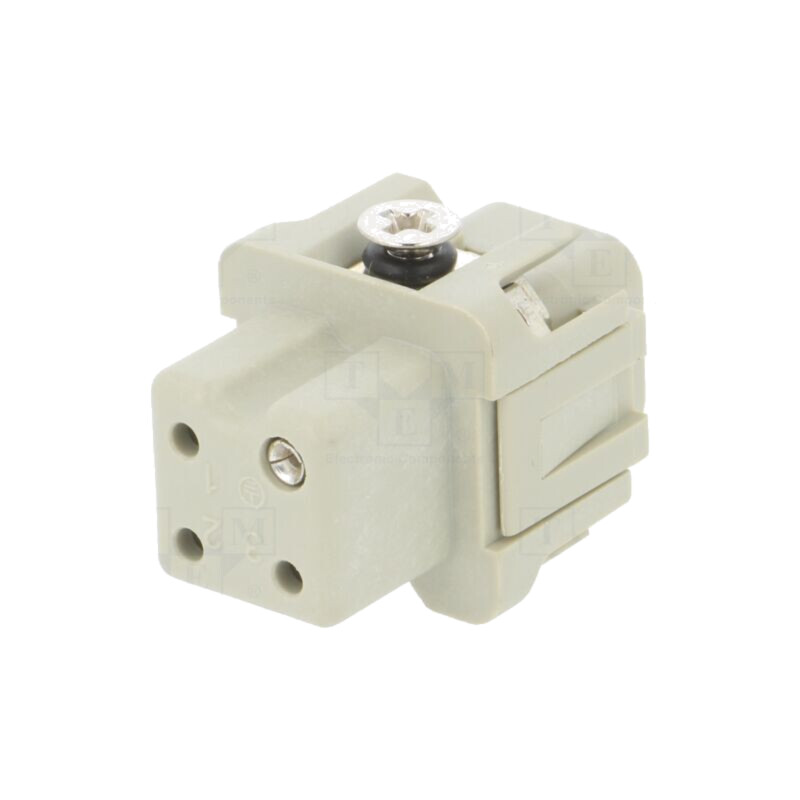 Conector: HDC; inserturi de contact; mamă; HDC; PIN: 4; 3+PE; 10A