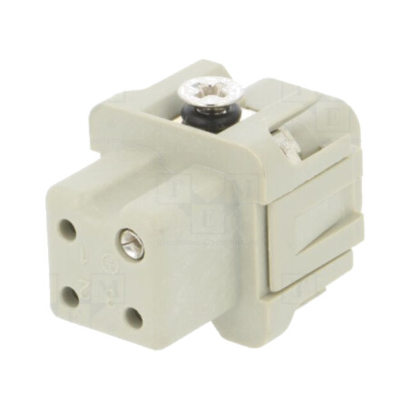 Conector: HDC; inserturi de contact; mamă; HDC; PIN: 4; 3+PE; 10A