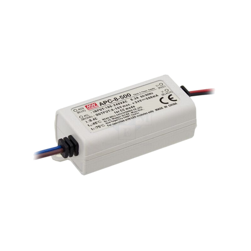 Alimentator: pulsatoriu; LED; 7,7W; 5÷11VDC; 700mA; 90÷264VAC; IP42 Alimentator: pulsatoriu; LED; 7,7W; 5÷11VDC; 700mA; 90÷264VAC; IP42