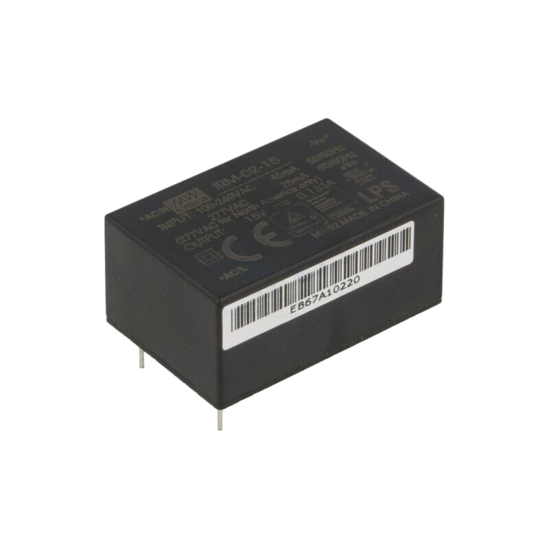 Convertor: AC/DC; 2W; Uintr: 85÷305VAC,120÷430VDC; Uieş: 15VDC
