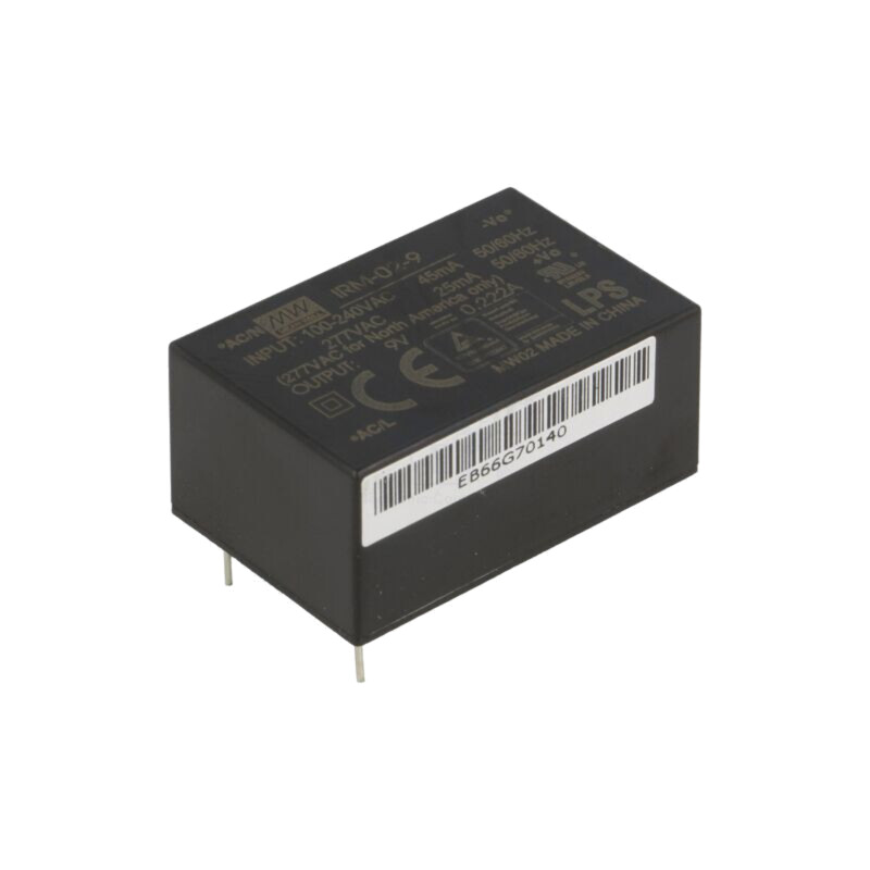 Convertor: AC/DC; 2W; Uintr: 85÷305VAC,120÷430VDC; Uieş: 9VDC; 72% Convertor: AC/DC; 2W; Uintr: 85÷305VAC,120÷430VDC; Uieş: 9VDC; 72%