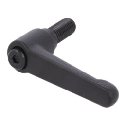 Manetă; franceză; Lung.filet: 25mm; Lung.manetă: 63mm; Corp: neagră