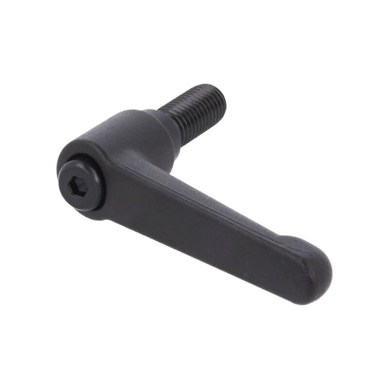 Manetă; franceză; Lung.filet: 25mm; Lung.manetă: 63mm; Corp: neagră