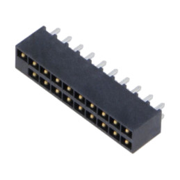 Conector: PCB-cablu/PCB; soclu; miniMATE; tată; PIN: 19; drept; THT