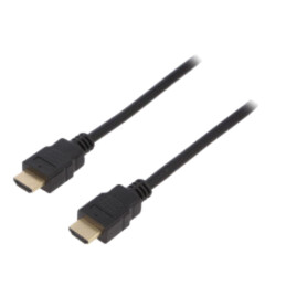 Cablu; HDMI 2.1; HDMI mufă,din ambele părţi; 1m; negru