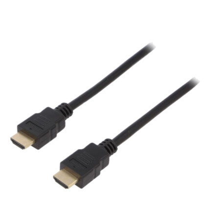 Cablu; HDMI 2.1; HDMI mufă,din ambele părţi; 1m; negru