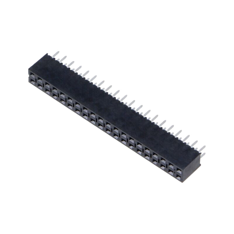 Conector: şiruri pini; soclu; tată; PIN: 40; drept; 2,54mm; THT; 2x20