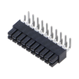 Conector: PCB-PCB; soclu; miniMATE; mamă; PIN: 20; în unghi 90°