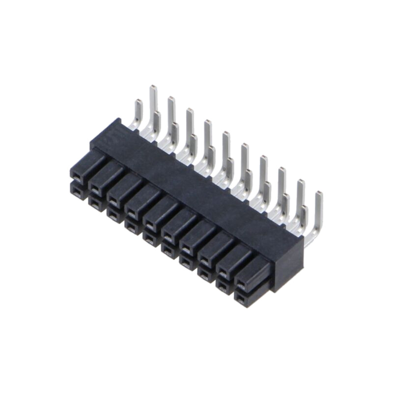 Conector: PCB-PCB; soclu; miniMATE; mamă; PIN: 20; în unghi 90°