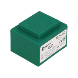Transformator: încapsulat; 6VA; 110VAC; 9V; PCB; IP00; A: 38mm