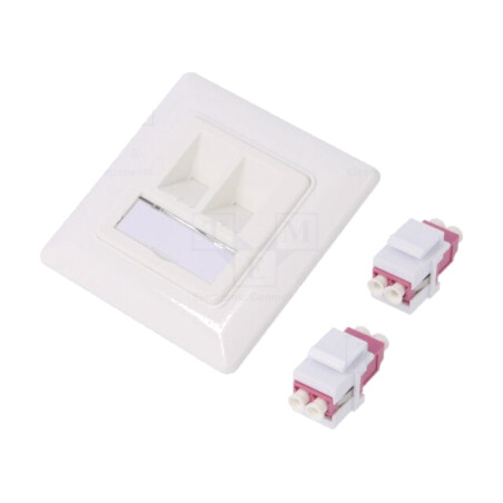 Conector: fibră optică; soclu,cuplă; duplex; LC,din ambele părţi