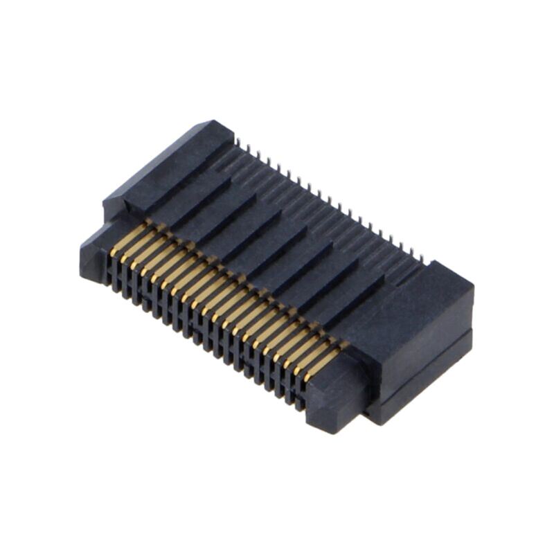Conector: PCB-PCB; tată; PIN: 50; 0,8mm; ERM8; aurit; SMT; soclu; 1,4A Conector: PCB-PCB; tată; PIN: 50; 0,8mm; ERM8; aurit; SMT; soclu; 1,4A