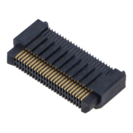 Conector: PCB-PCB; tată; PIN: 50; 0,8mm; ERM8; aurit; SMT; soclu; 1,4A