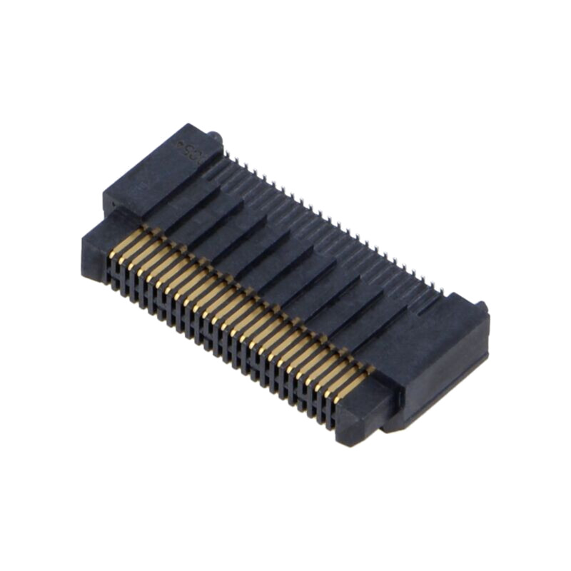 Conector: PCB-PCB; tată; PIN: 50; 0,8mm; ERM8; aurit; SMT; soclu; 1,4A Conector: PCB-PCB; tată; PIN: 50; 0,8mm; ERM8; aurit; SMT; soclu; 1,4A