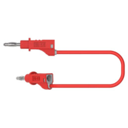 Cablu de măsurare; 60VDC; 30VAC; 12A; cu soclu axial, 4mm; roşie